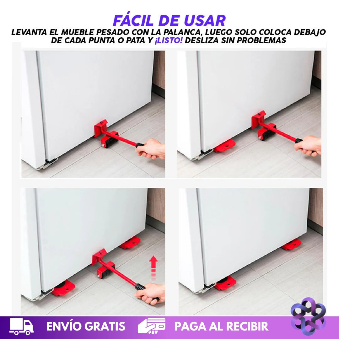 Kit Levanta Muebles - Cargar Muebles Nunca fue Tan Facil