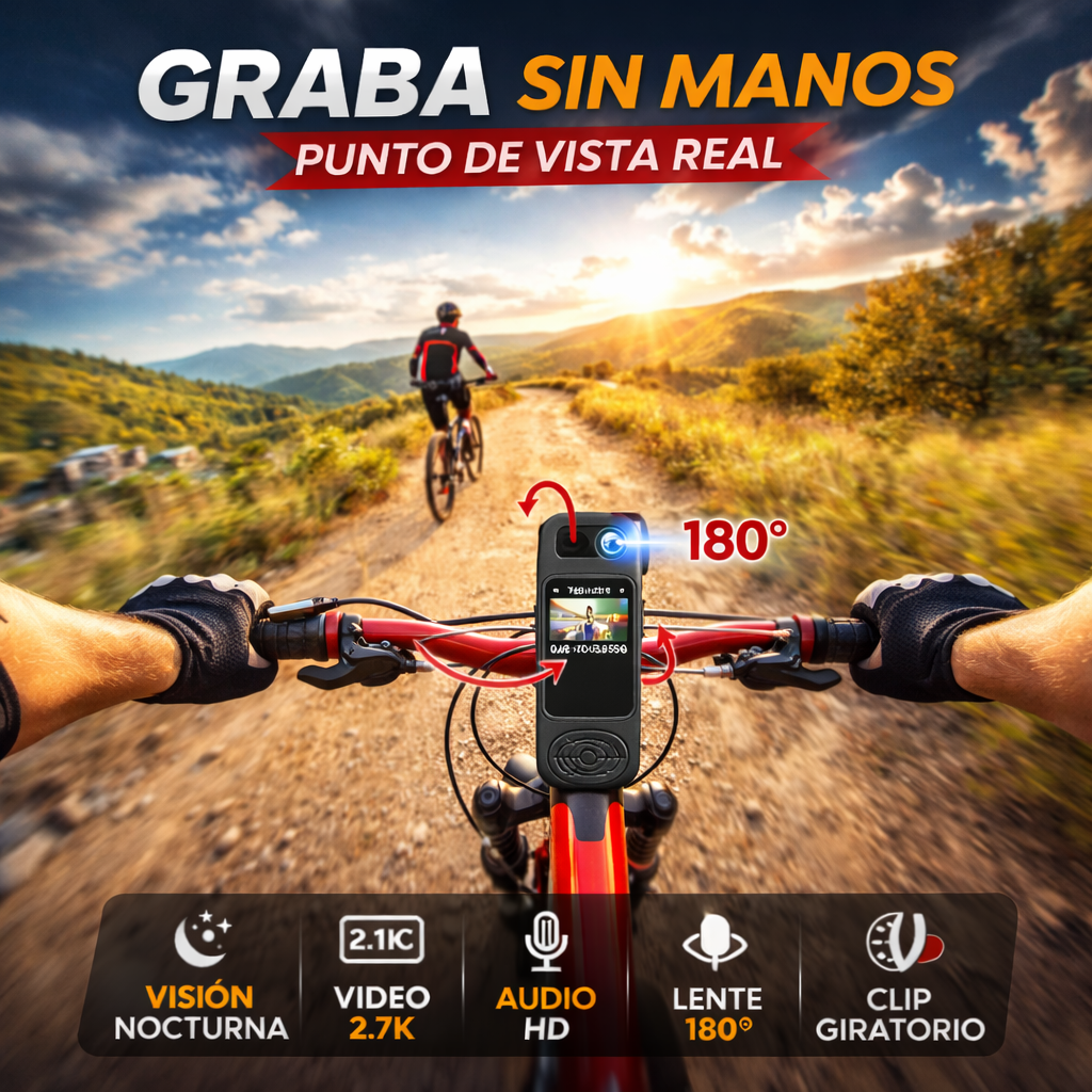 Camara Backclip - Graba en Cualquier Lugar de Forma Sencilla